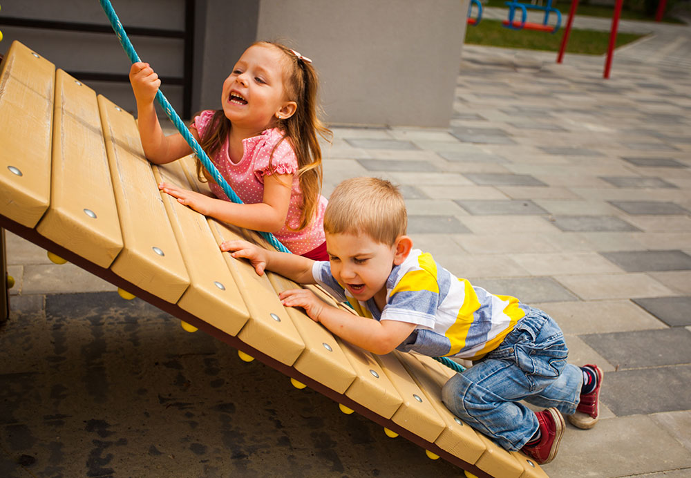 Outdoor Play Builds Gross Motor Skills